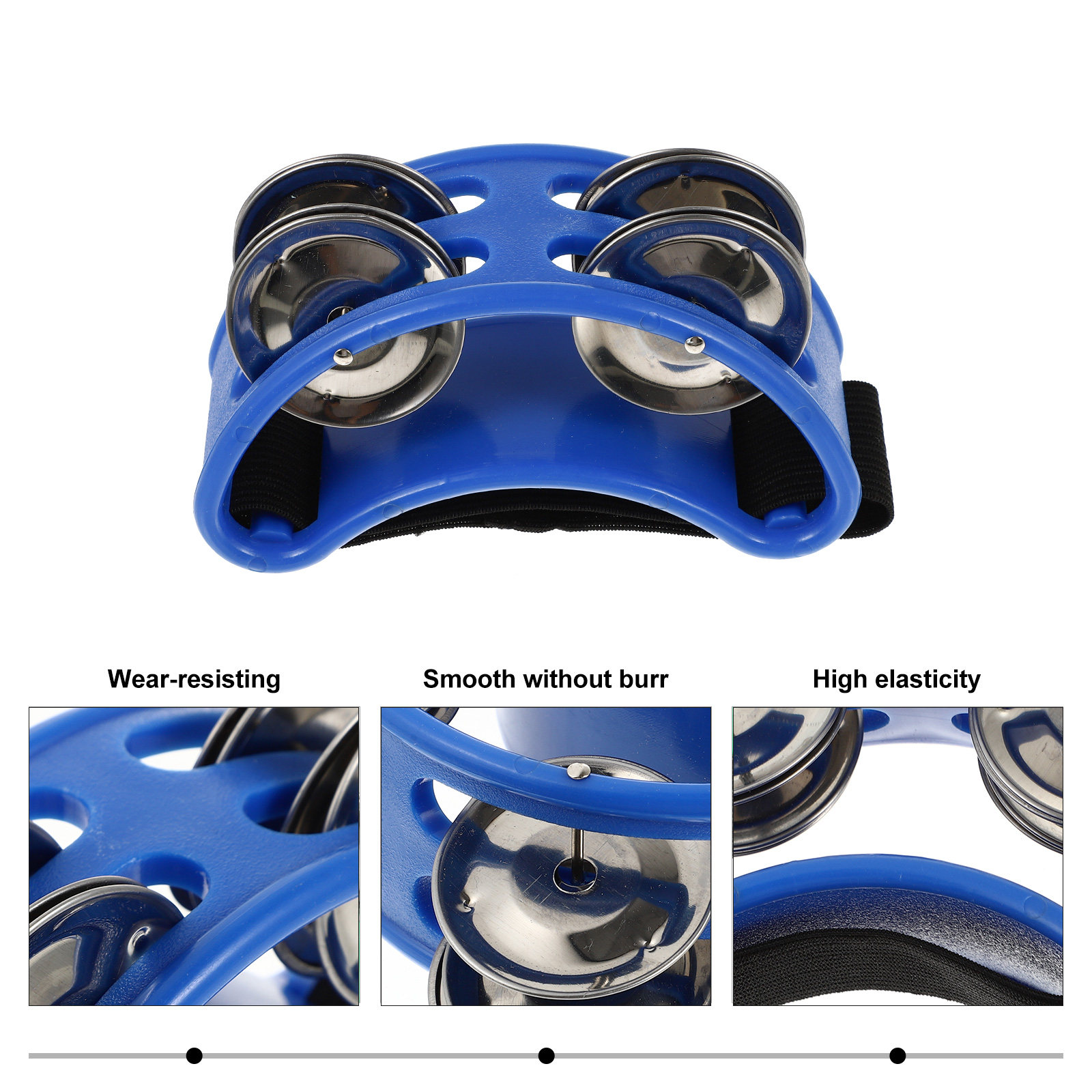 Foot Jingle Bells Foot Tambour - Kids Education Bell recension och pris