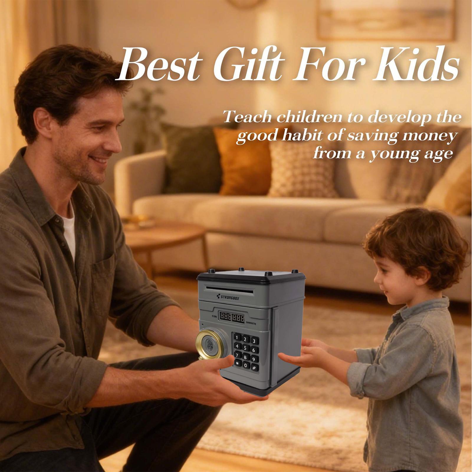Electronic Money Bank Safe Box - Kids Education Savings recension och pris