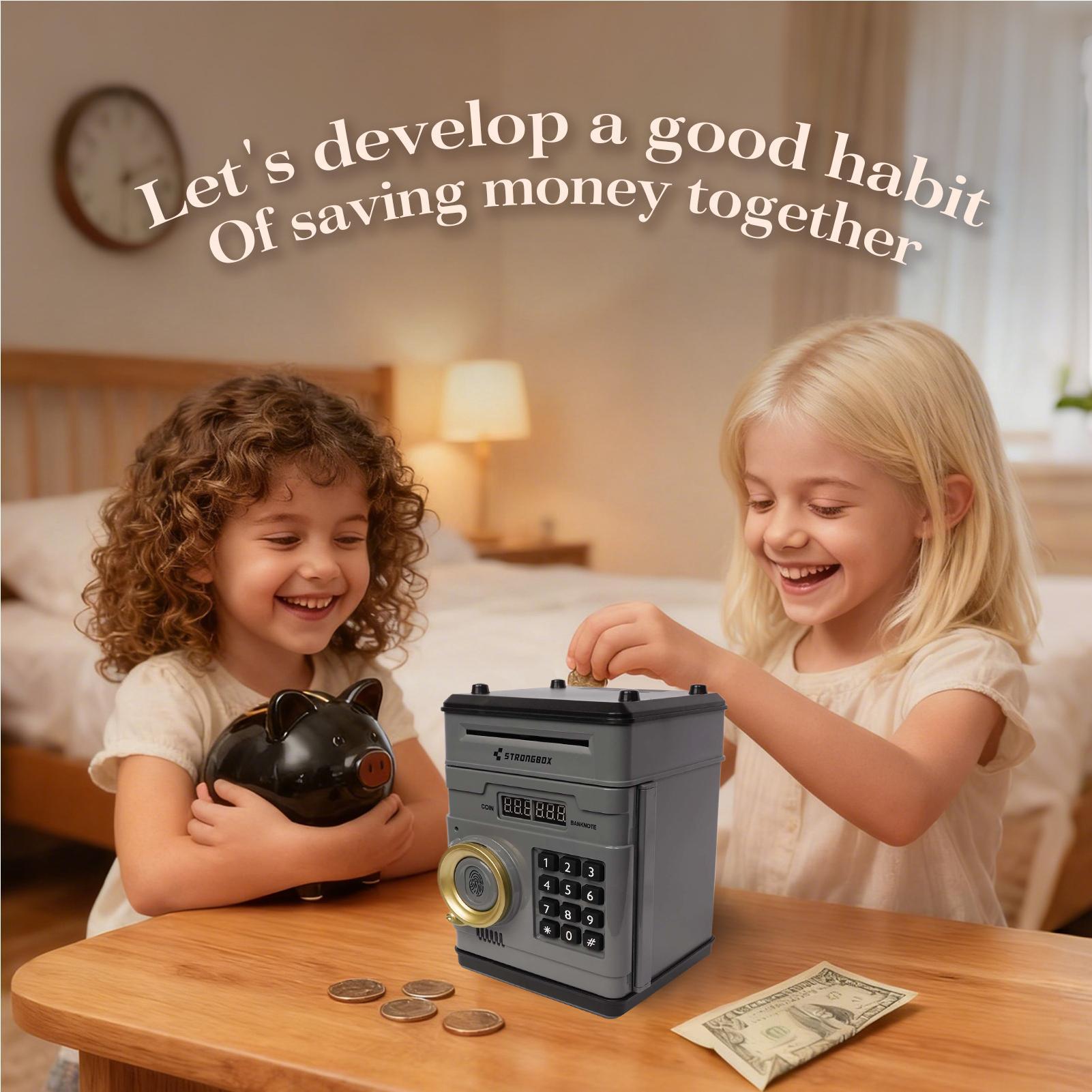 Electronic Money Bank Safe Box - Kids Education Savings recension och pris