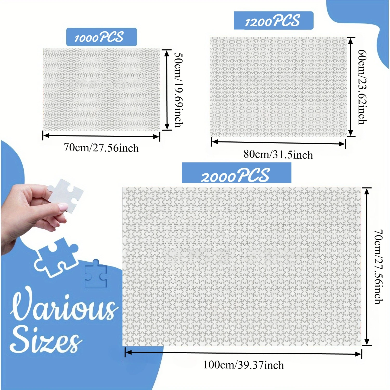 500/1000 Pieces Jigsaw Puzzle  - Kids Heaven Education recension och pris