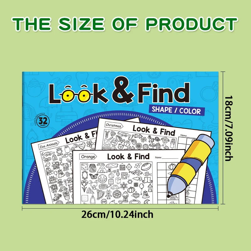 Children's Search Activity Boo - Kids Education Book recension och pris