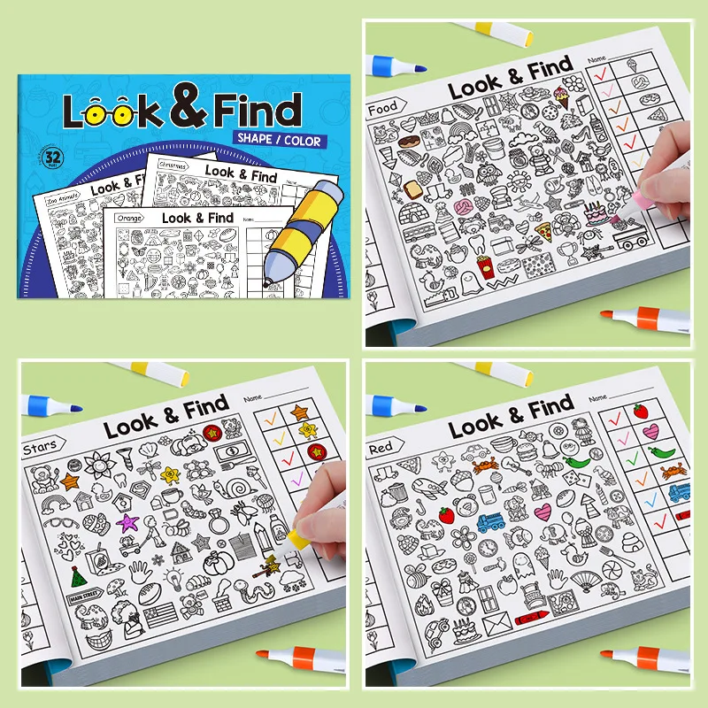 Children's Search Activity Boo - Kids Education Book recension och pris