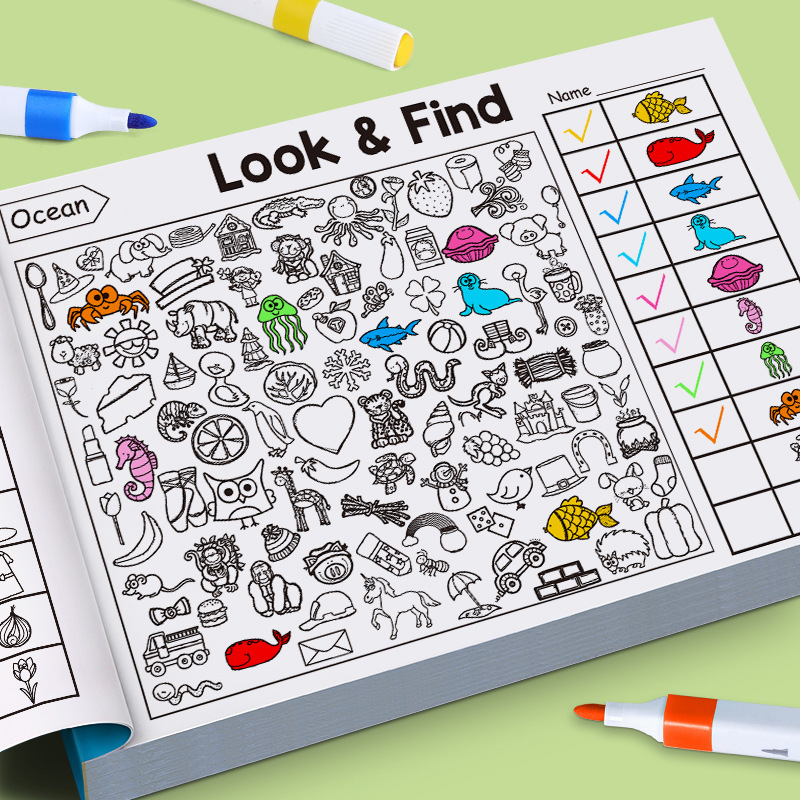 Children's Search Activity Boo - Kids Education Book recension och pris