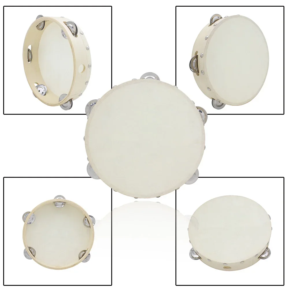8-inch Tambourine Drum Hand-Op - Kids Education Bell recension och pris