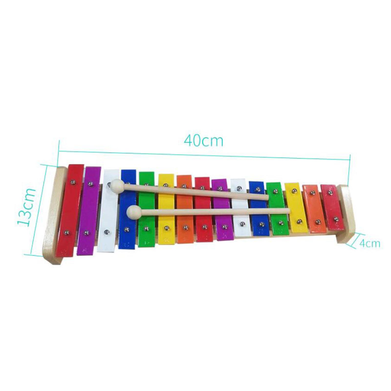 15 Scale Xylophone Bell Hand P - Kids Education Bell recension och pris
