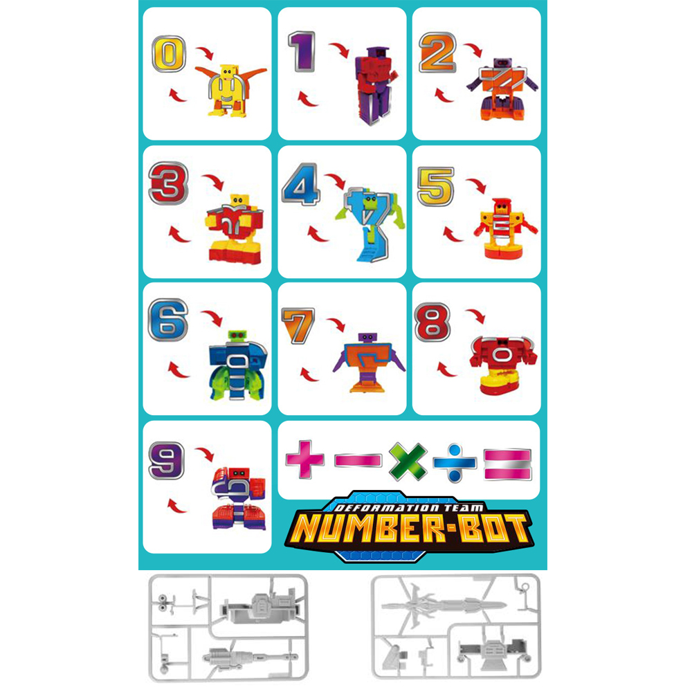 Number robot Toys, Digit Bots  - Kids First Education recension och pris